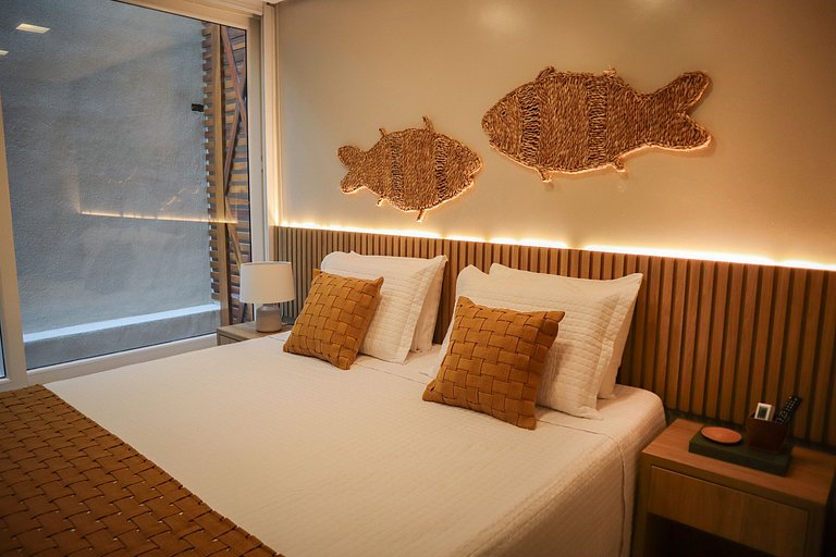 Apartamento 05 - Barra Bali - Pé na areia