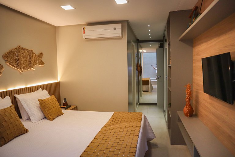Apartamento 05 - Barra Bali - Pé na areia