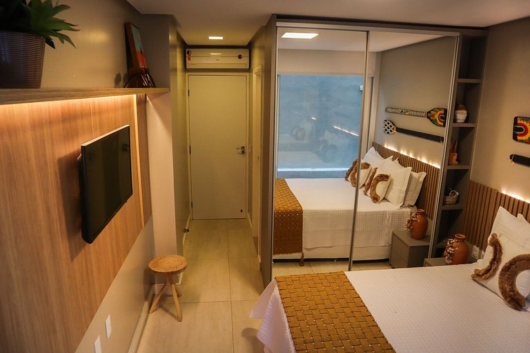 Apartamento 05 - Barra Bali - Pé na areia