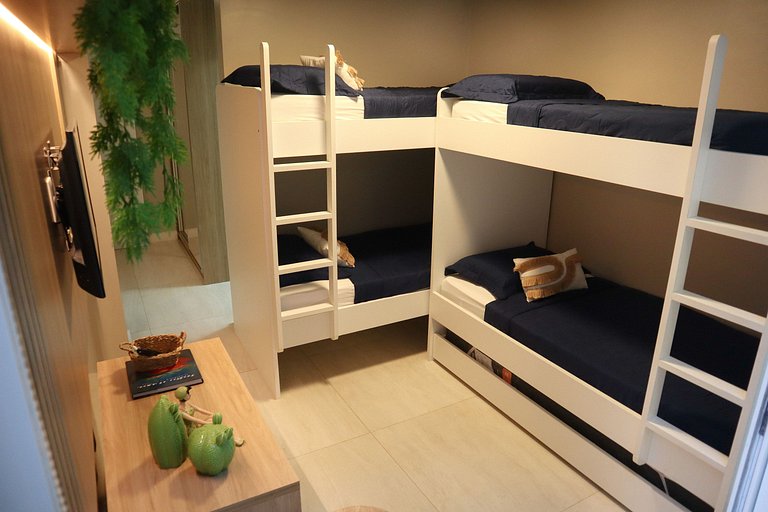 Apartamento 05 - Barra Bali - Pé na areia