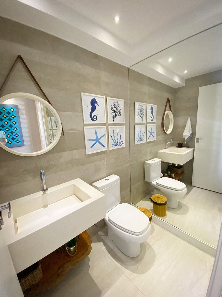 Apartamento 05 - Barra Bali - Pé na areia