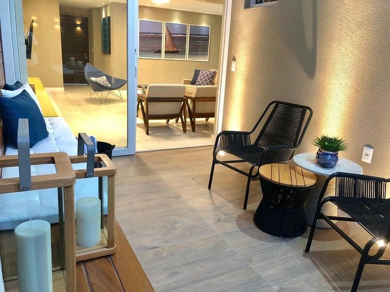 Apartamento 05 - Barra Bali - Pé na areia