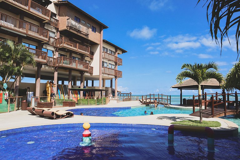 Apartamento 05 - Barra Bali - Pé na areia