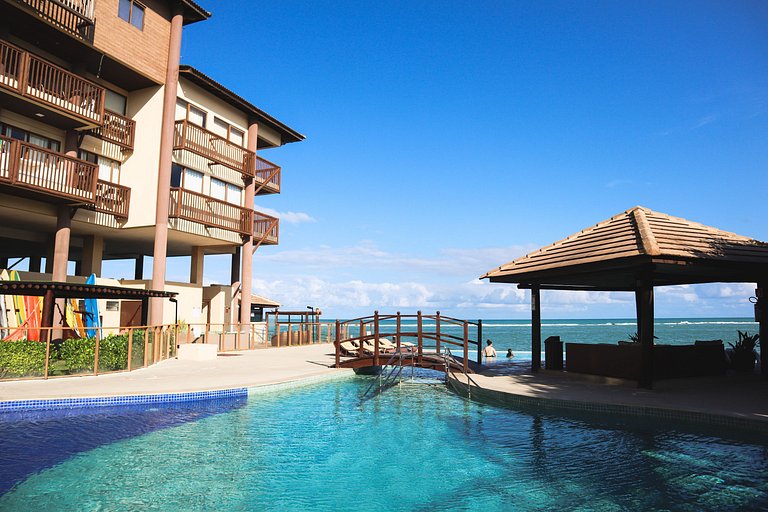 Apartamento 05 - Barra Bali - Pé na areia