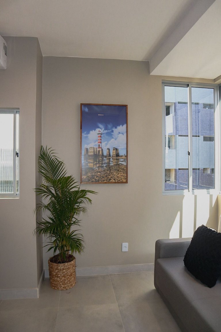 Apartamento a 80 metros da Praia de Jatiúca - 204
