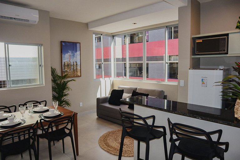 Apartamento a 80 metros da Praia de Jatiúca - 304