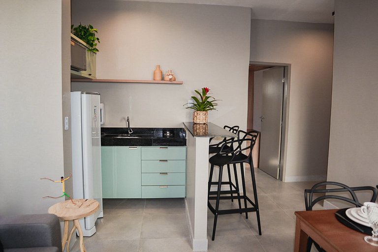 Apartamento a 80 metros da Praia de Jatiúca - 204