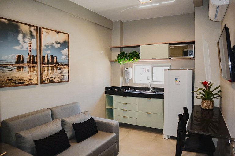Apartamento a 80 metros da Praia de Jatiúca - 306