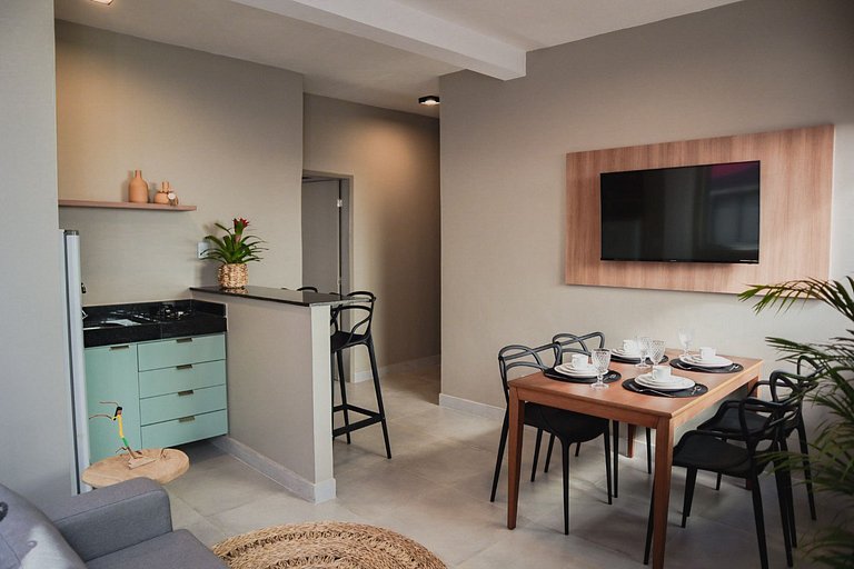 Apartamento a 80 metros da Praia de Jatiúca - 304